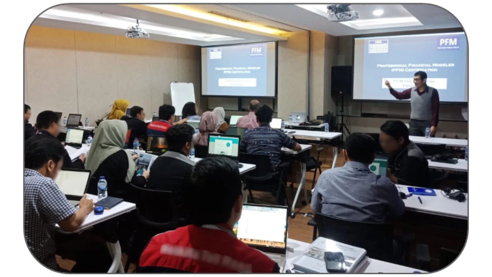 PFM classroom learning session
